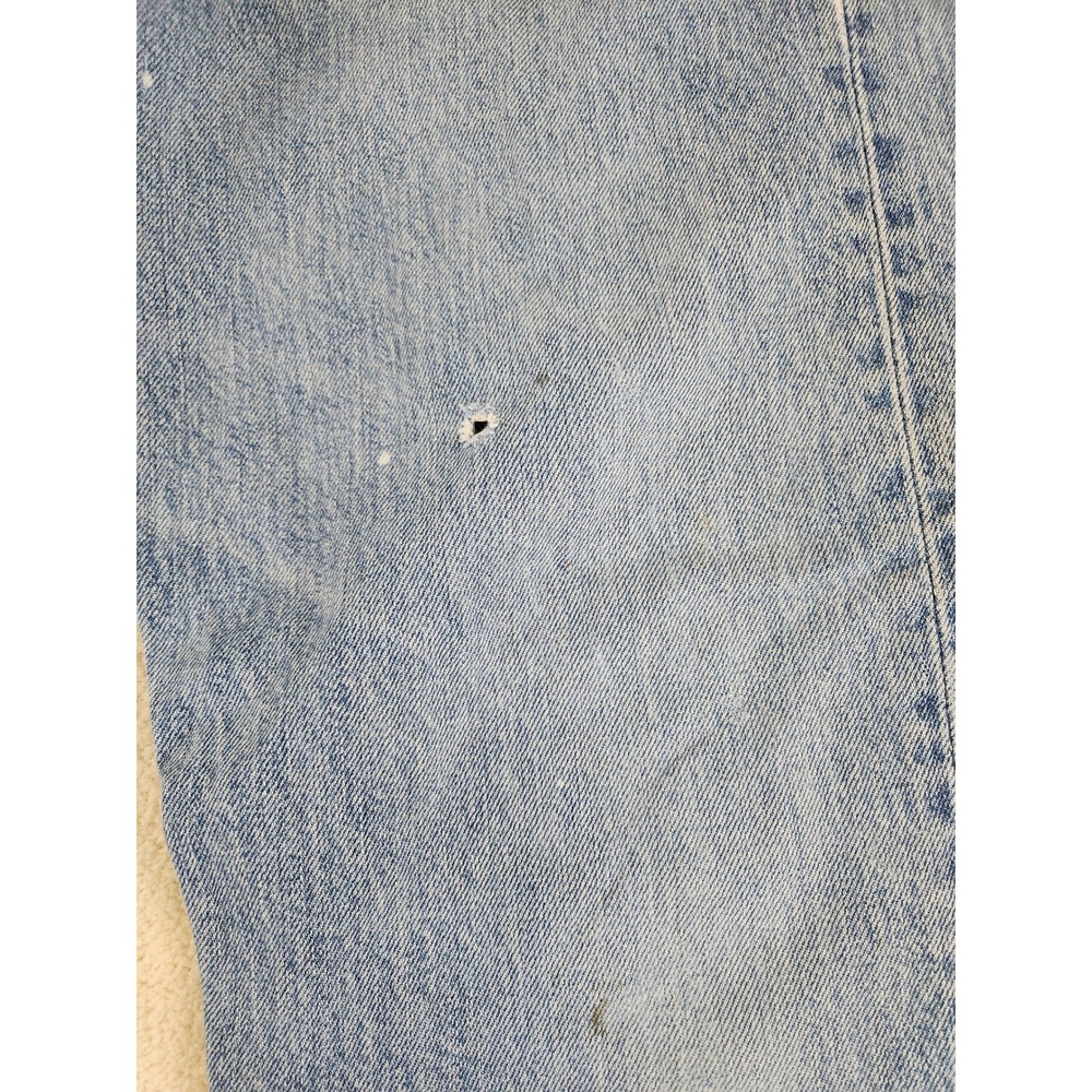 VTG Men's Levis 501 Buttonfly Blue Jeans Tag Size 36x30 Distressed - Picture 9 of 11